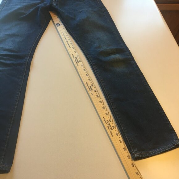 Gap 1969 Slim Rockaway Jeans Mens Size 29 Straight Leg Light Distressing - Picture 9 of 16